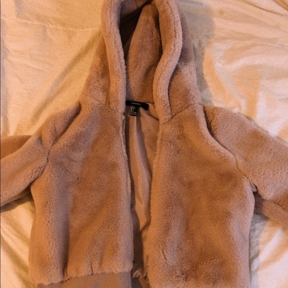 Forever 21 Jackets & Blazers - fluffy pink forever 21 jacket